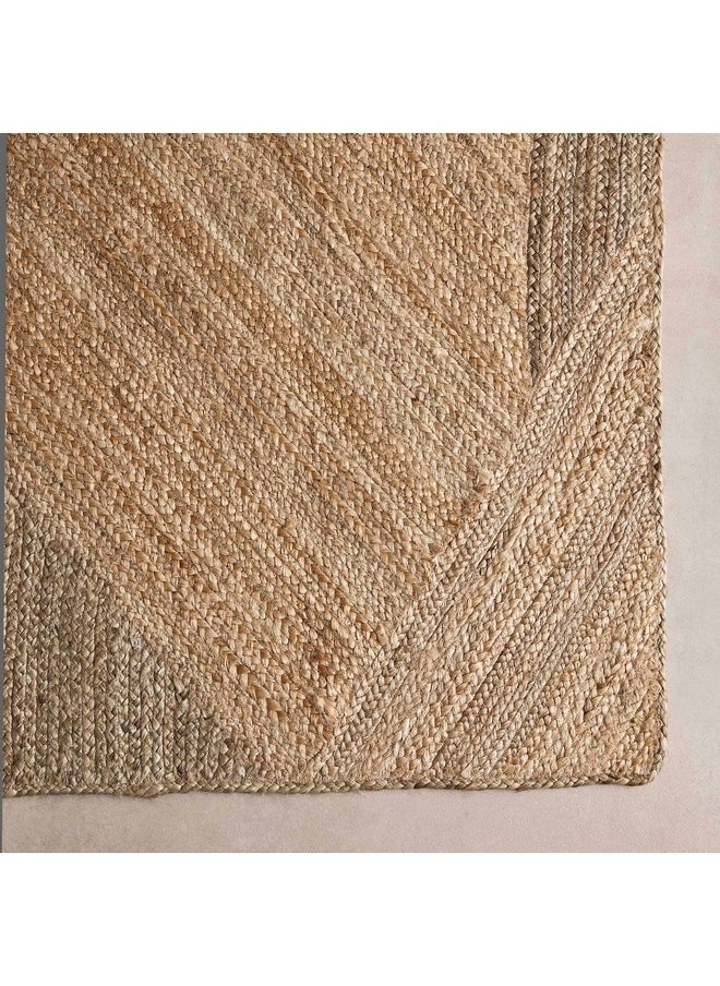 Avesi Handmade Jute Cotton Rug 170 x 120 cm