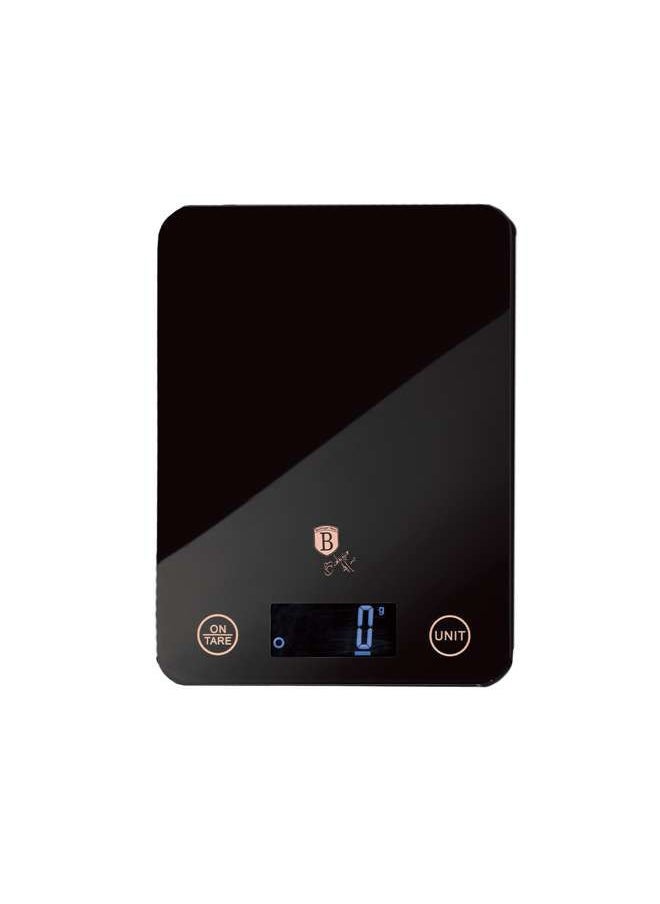 Digital Kitchen Scale, Capacity 5 Kg, Black- Rose Gold