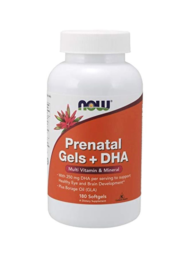 Prenatal Gels + DHA - 180 Softgels