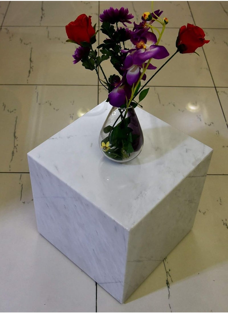 white carrara marble Side Table/Coffee Table