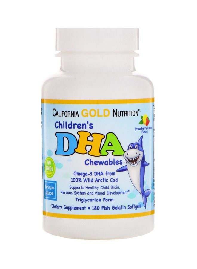 DHA Chewables Dietary Supplement - 180 Softgels