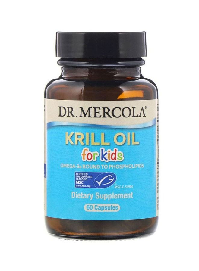 krill Oil Dietary Supplement - 60 Capsules