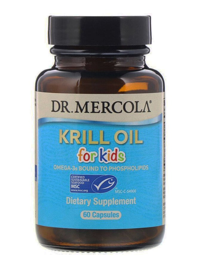 Krill Oil Dietary Supplement - 60 Capsules