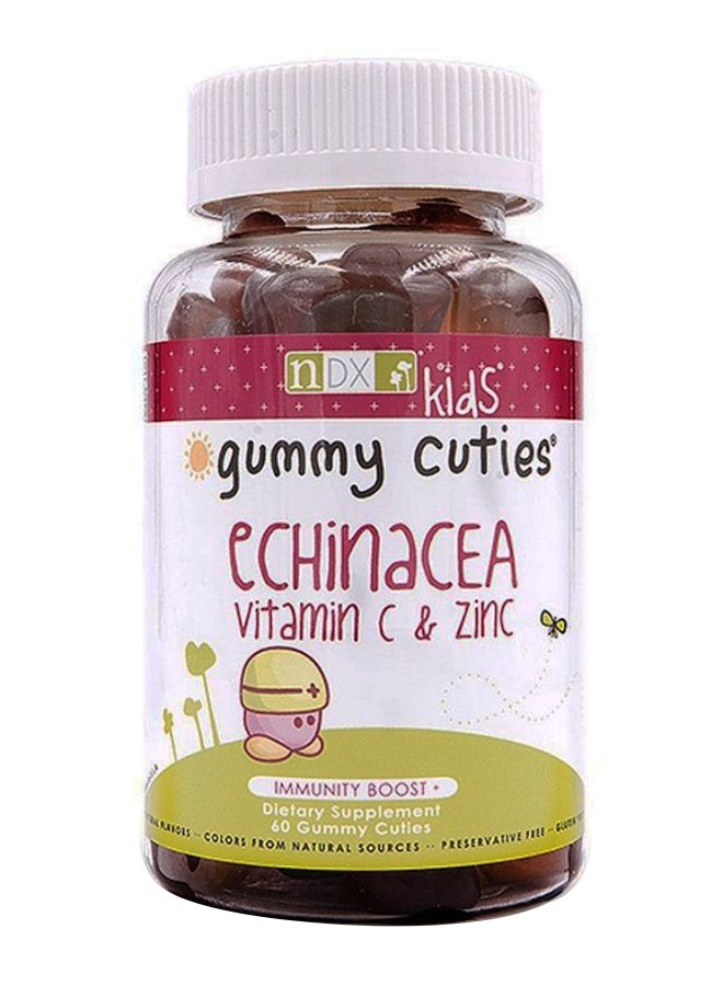 Gummy Cuties Kids Echinacea Vitamin C And Zinc - 60 Gummy Cuties