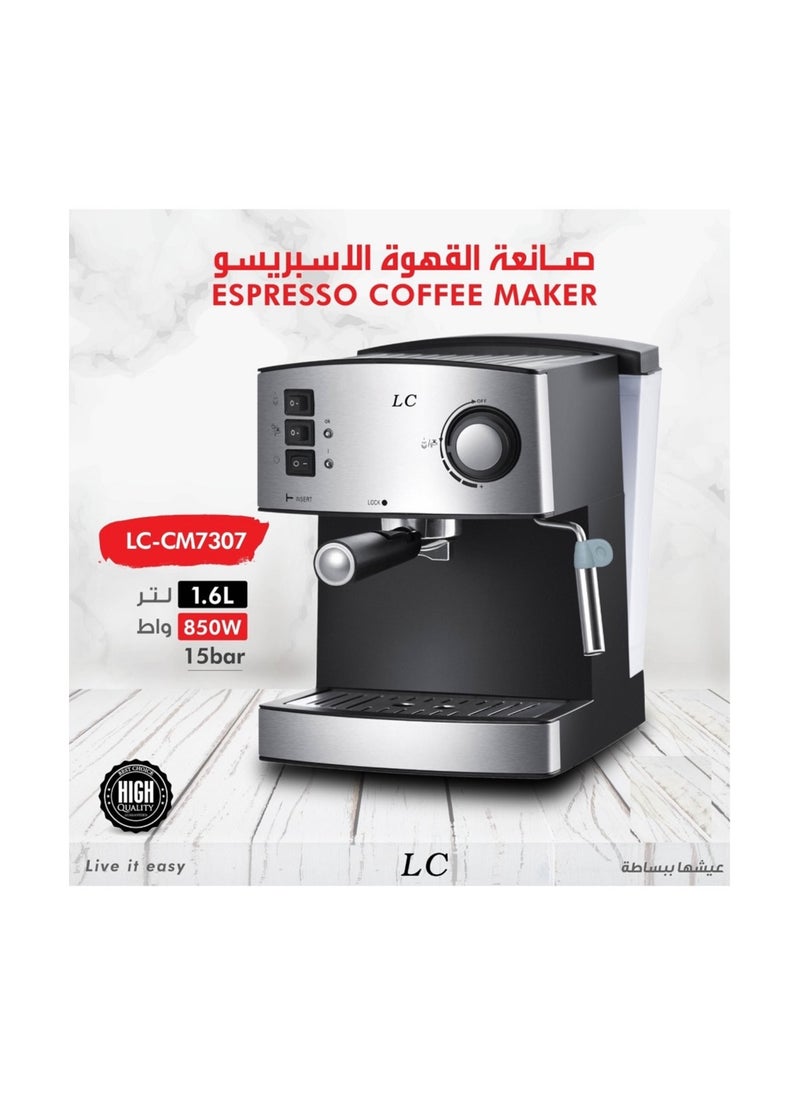 Espresso Coffee Machine 1.6L 850W