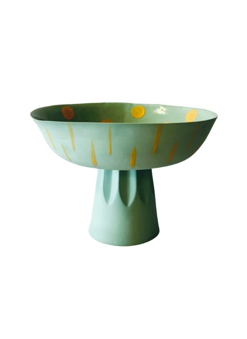 Macaron Footed Long Bowl