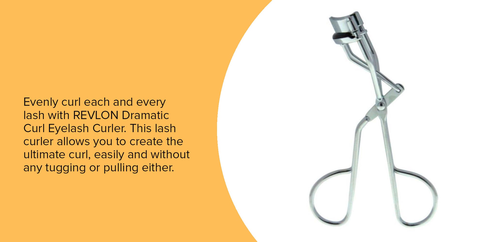 Dramatic Curl Eyelash Curler 16910 Silver