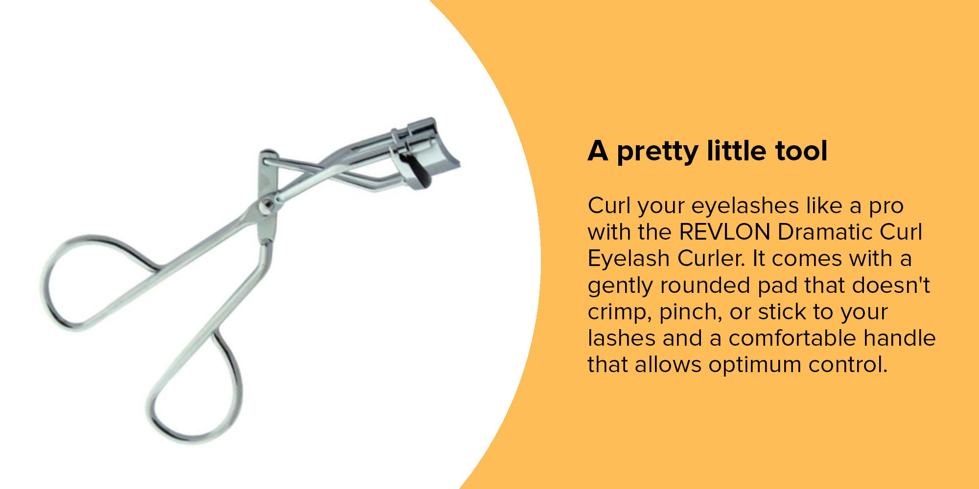 Dramatic Curl Eyelash Curler 16910 Silver