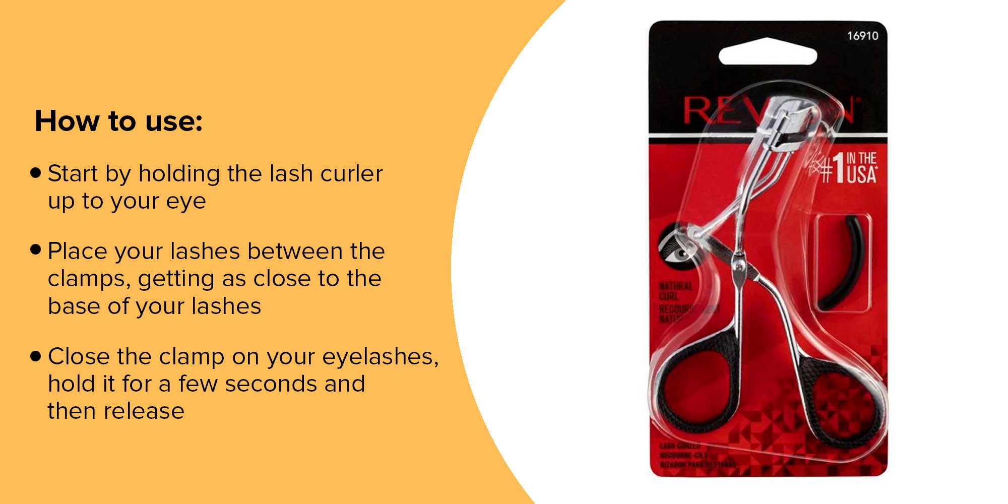 Dramatic Curl Eyelash Curler 16910 Silver