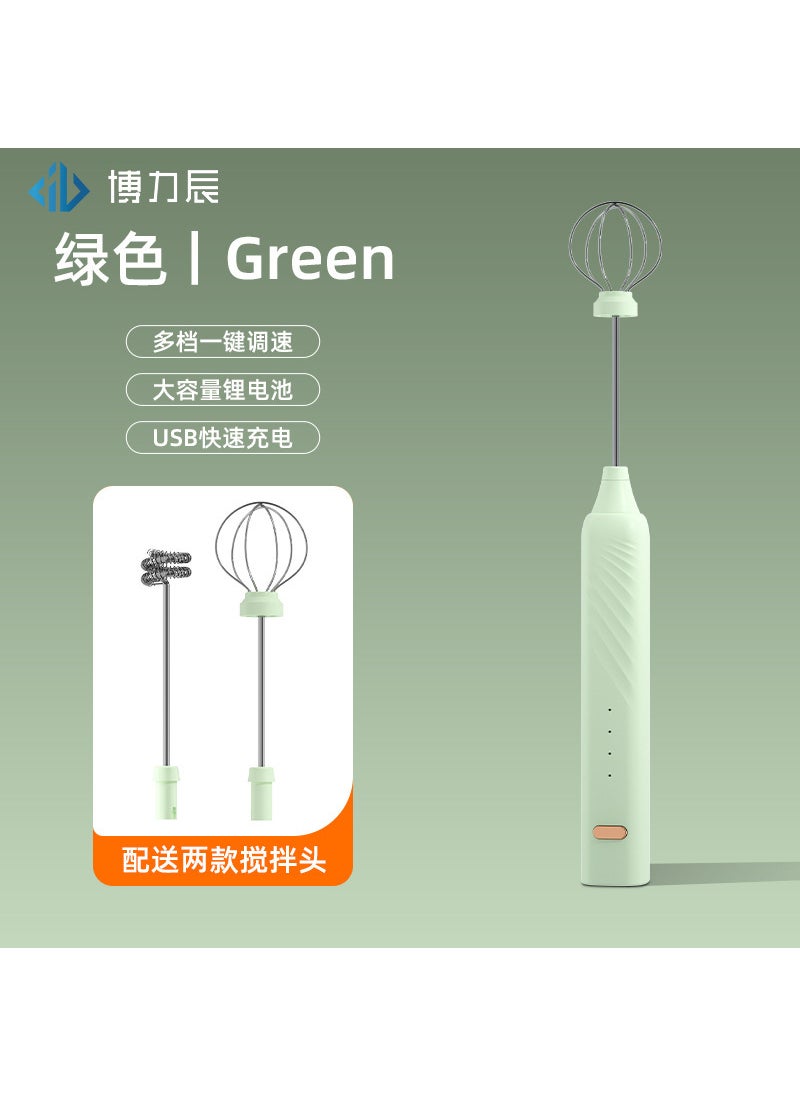 Automatic Milk Frother Electric Coffee FoamerGreen Green