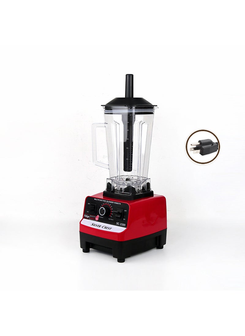 Silver Crest Dual-Cup Blender Multifunctional Home Juicer 2L mixer US standard plug (single cup model)