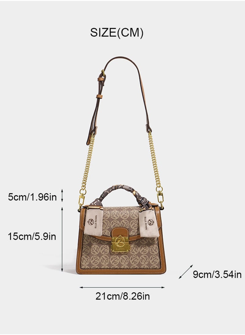 Fashionable Commuter Satchel Handbag With Adjustable Shoulder