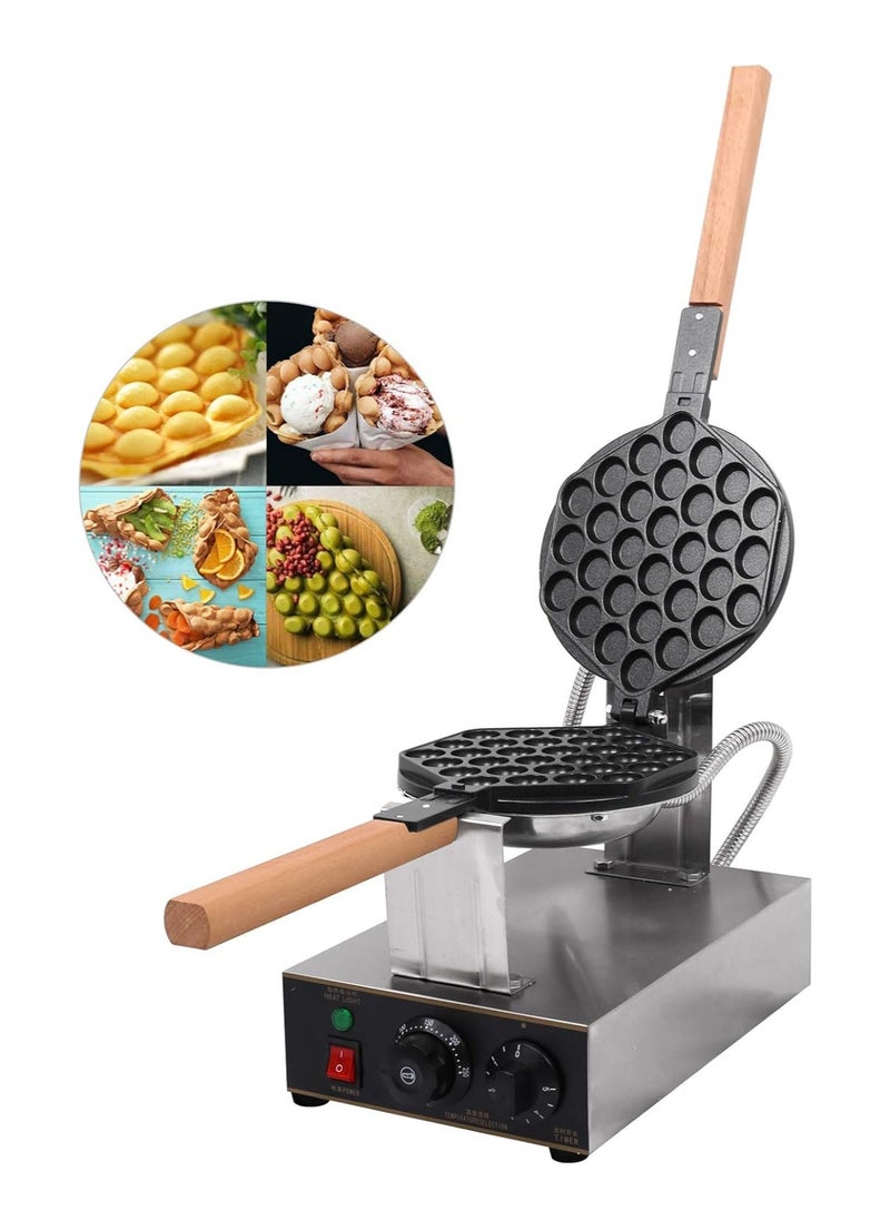 Fayelong Egg Waffle Maker – 1400W, Bubble Waffle, Non-Stick Plate, Rotary Design, Temperature Control