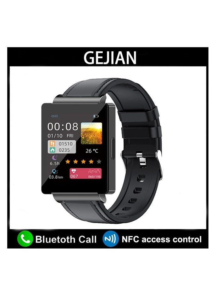 NFC Smart Watch Men Women 1.85 Full Touch Screen Waterproof Sports Fitness Bracelet Bluetooth Call Smartwatch