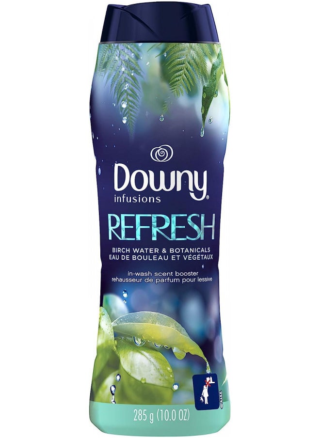 Downy Infusions In-Wash Scent Booster Beads, Refresh, Birch Water & Botanicals, 10 oz