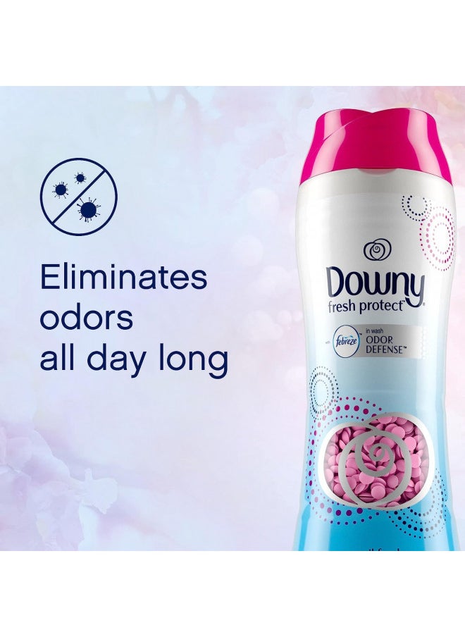 Downy Fresh Protect Laundry Scent Booster Beads for Washer with Febreze Odor Defense, April Fresh, 14.8 oz