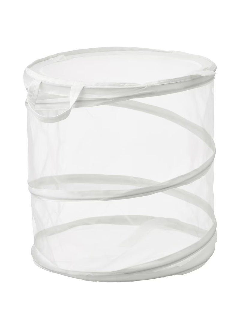 Laundry Basket, Bag White, 79 L