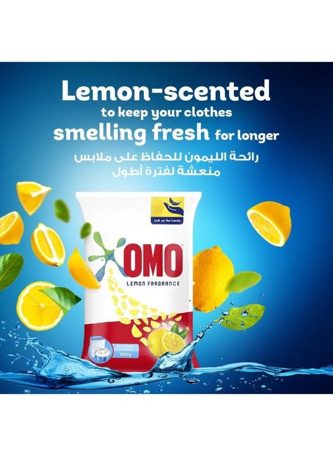 Lemon Fragrance Semi Automatic Powder Laundry Detergent