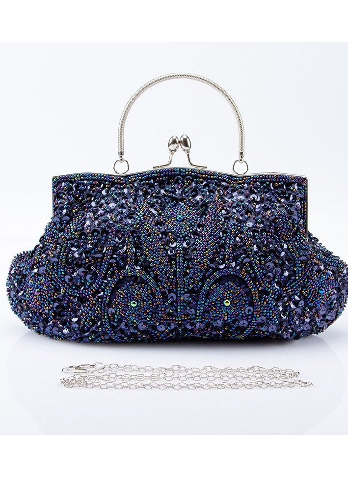 Vintage Handmade Bag Embroidered Dress Bag Banquet Bag Elegant Cheongsam Bag Handbag Beaded Bag