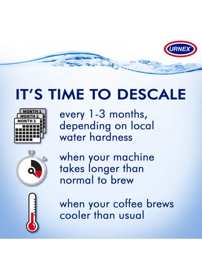 Urnex Dezcal Activated Scale Remover - 7 oz - For Use on Commercial Boilers and Heating Elements of Coffee and Espresso Equipment