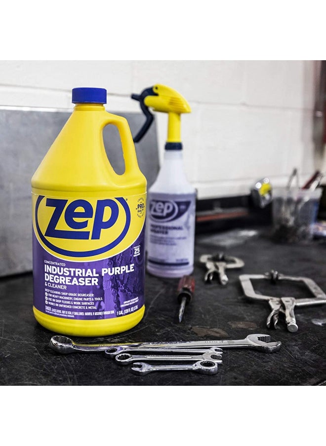 ZEP ZU0856128 Industrial Purple Cleaner and Degreaser Concentrate 128 Ounces