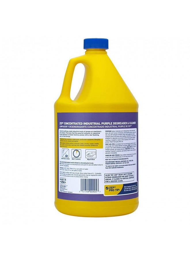 ZEP ZU0856128 Industrial Purple Cleaner and Degreaser Concentrate 128 Ounces