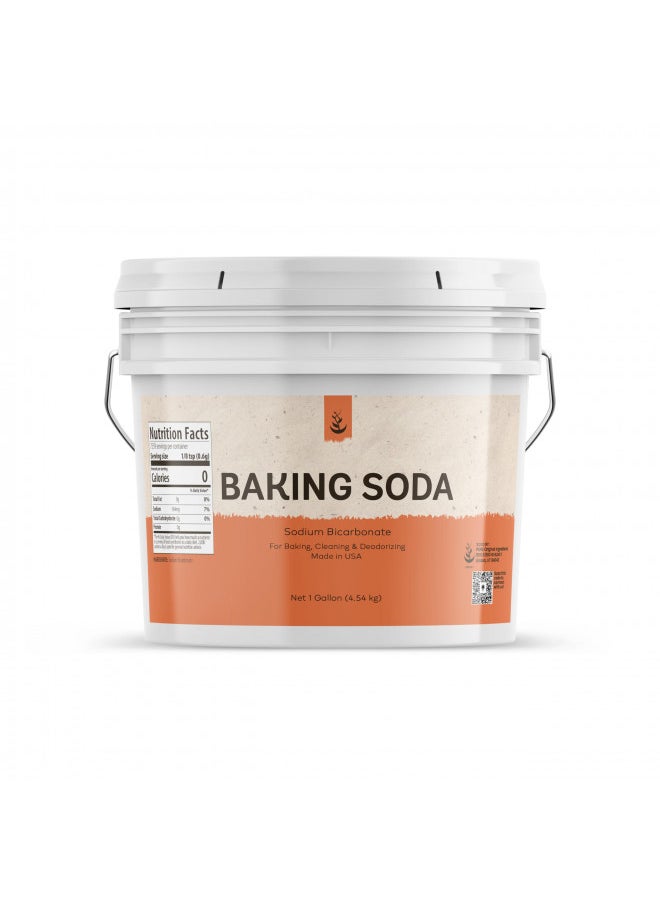 Pure Original Ingredients Baking Soda (1 Gallon) Aluminum Free, Cooking, Baking, Cleaning & More