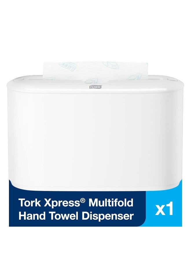 Xpress Countertop Multifold Hand Towel DispenserWhiteH2/H23One-At-A-Time DispensingElevation Design