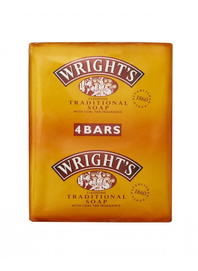 Wright'S Coal Tar Soap 4 Pack