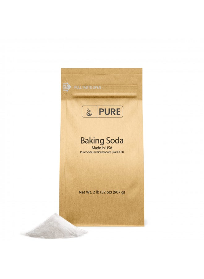 Pure Original Ingredients Baking Soda (2 lb) Sodium Bicarbonate (NaHCO3), Always Pure, No Fillers Or Additives.