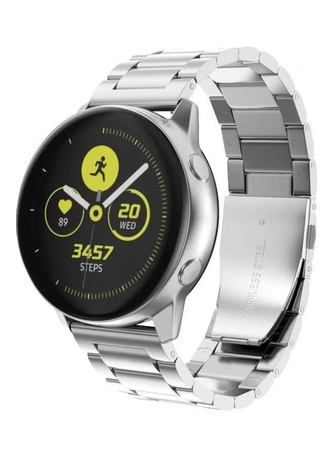 Stainless Steel Replacement Band For Samsung Galaxy Watch Silver