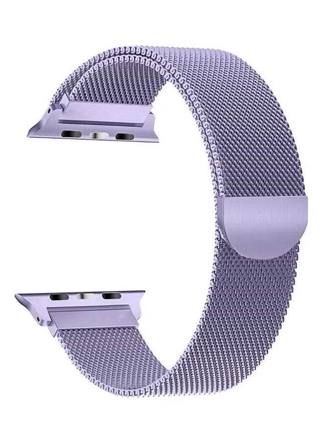 Replacement Strap Watchband For Apple Watch Series 7 45mm / 6 / SE / 5 / 4 44mm / 3 / 2 / 1 42mm Lavender