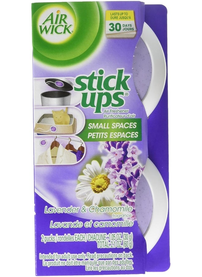 Stick Ups Air FreshenerLavender And Chamomile 2Ct2.1 Oz (Pack Of 6)