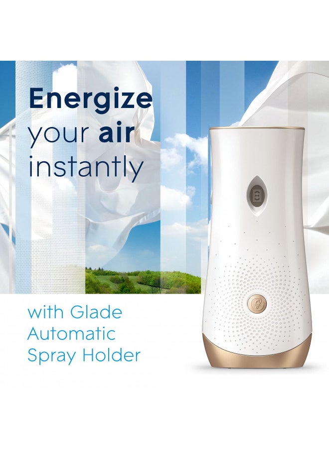 Glade Automatic Spray Air Freshener Refill, Scented Air Freshener for Home and Bathroom, Clean Linen, 6.2 Oz, 3 Count