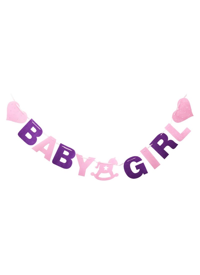 Baby Girl Banner Garland Princess Girls Bunting Garland Banner Baby Shower Birthday Party Favors Decoration