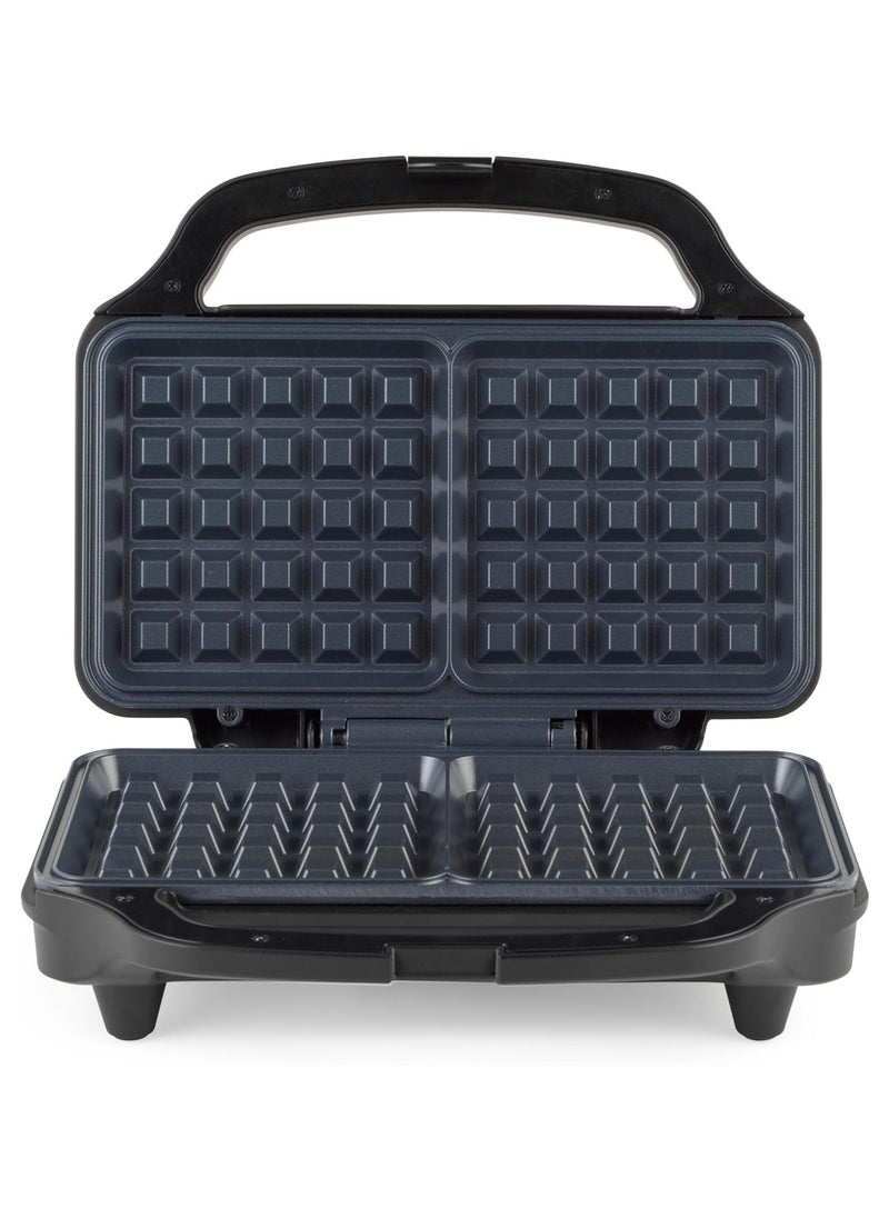 Double Waffle Maker – Non-Stick Dual Plates, 900W Belgian & American Waffles