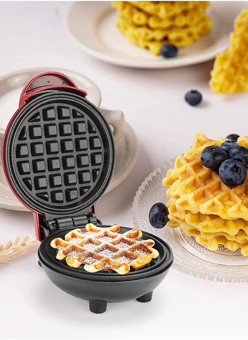 Mini Waffle Maker, Hash Browns, Paninis, Snacks, On-the-Go Breakfast, Portable & Compact