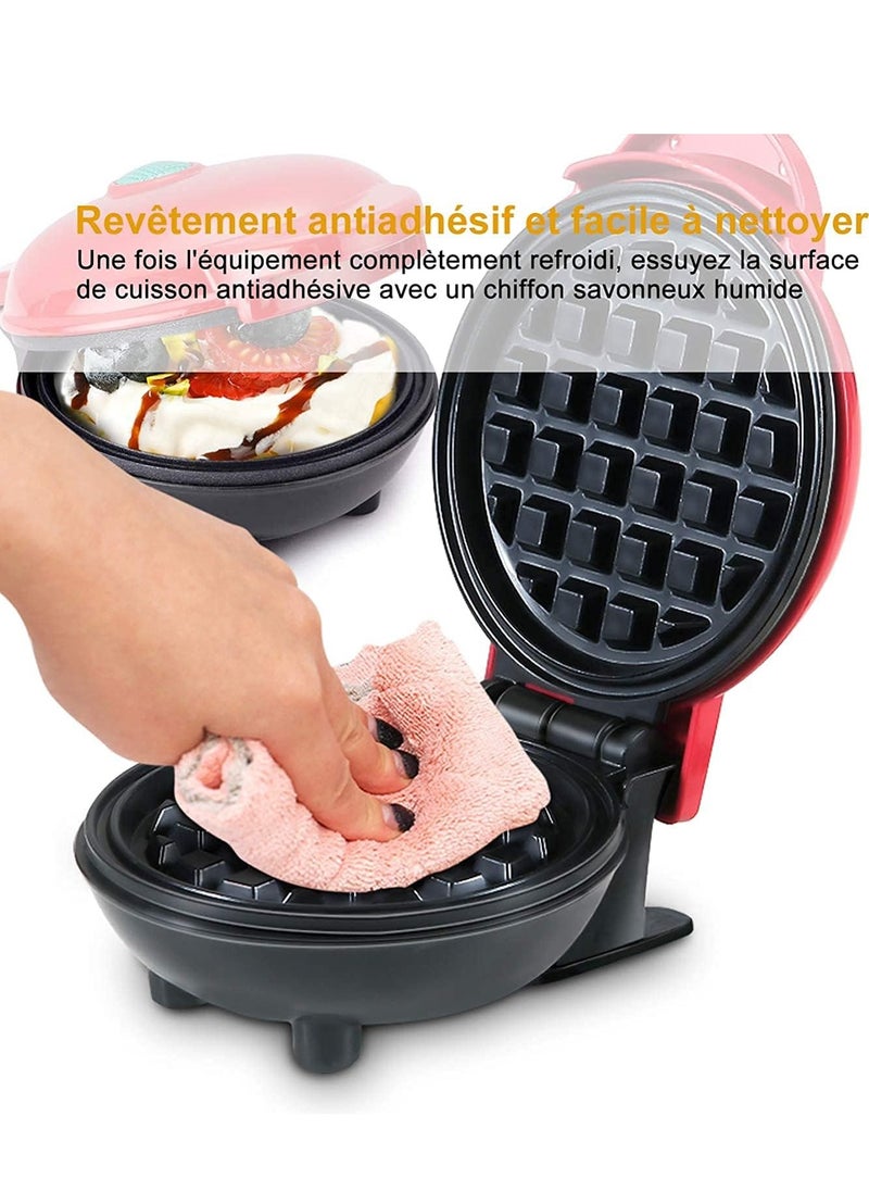 Mini Waffle Maker, Hash Browns, Paninis, Snacks, On-the-Go Breakfast, Portable & Compact