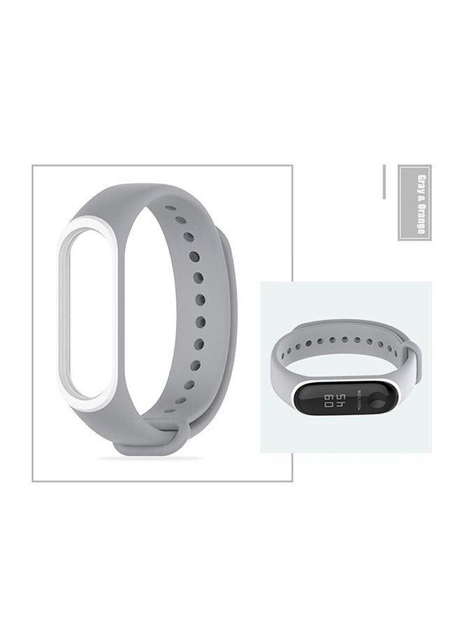 Silicone Band For Xiaomi Mi Band 3 Grey