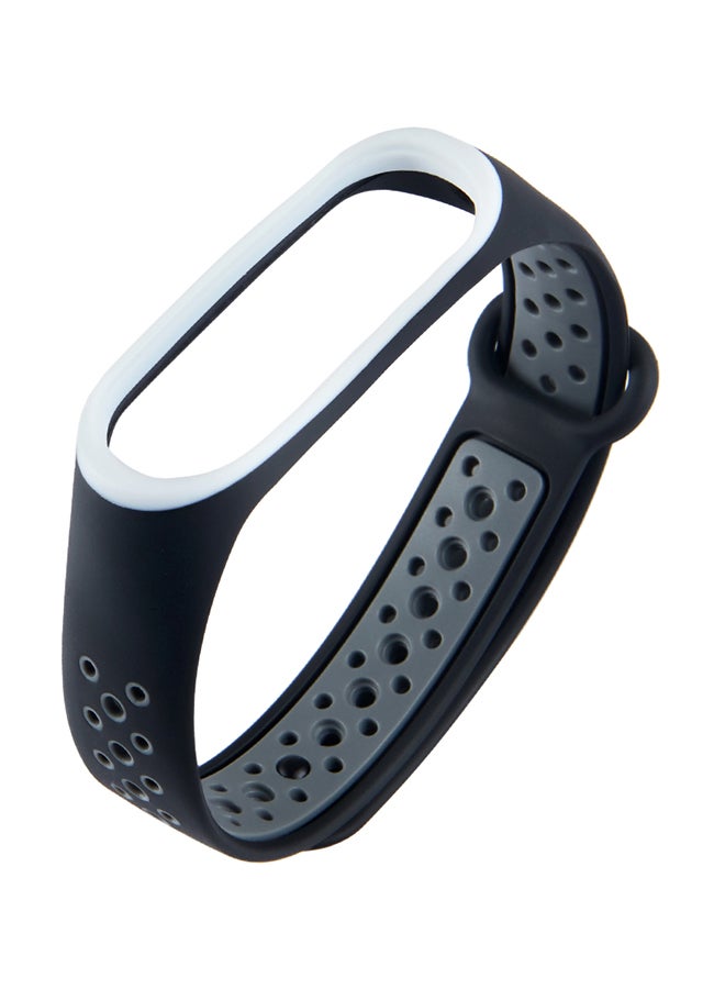 Replacement Watch Band For Xiaomi Mi Band 4 Black/Grey