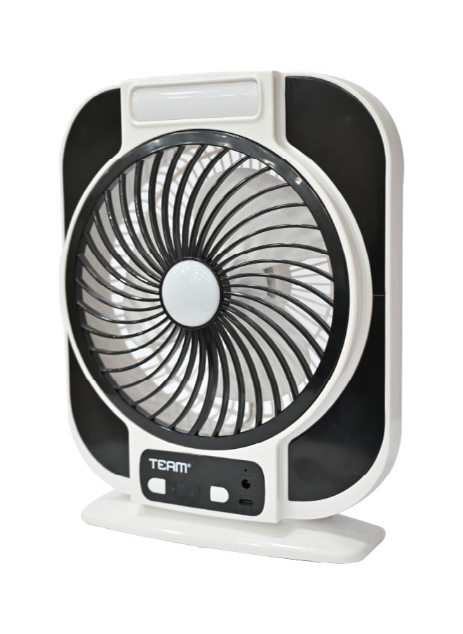 TEAM Rechargeable Fan | Long-Lasting Fan | Multifunctional | Compact Portable Fan.