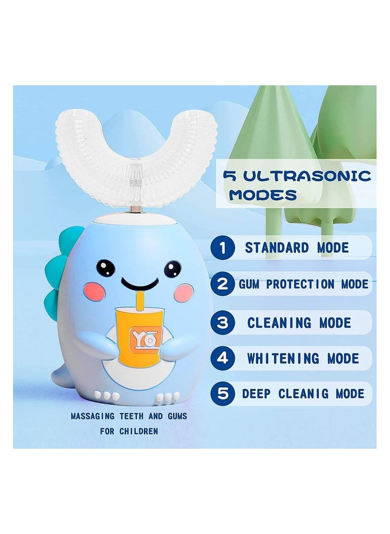 Dycrol Kids 3D U-Shaped Ultrasonic Rechargeable Electric Toothbrush