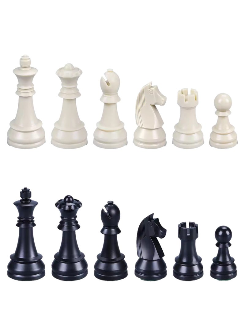 TF-HCP01 ABS triple weighted chess set (Height: King 95mm, 34 pcs/set)