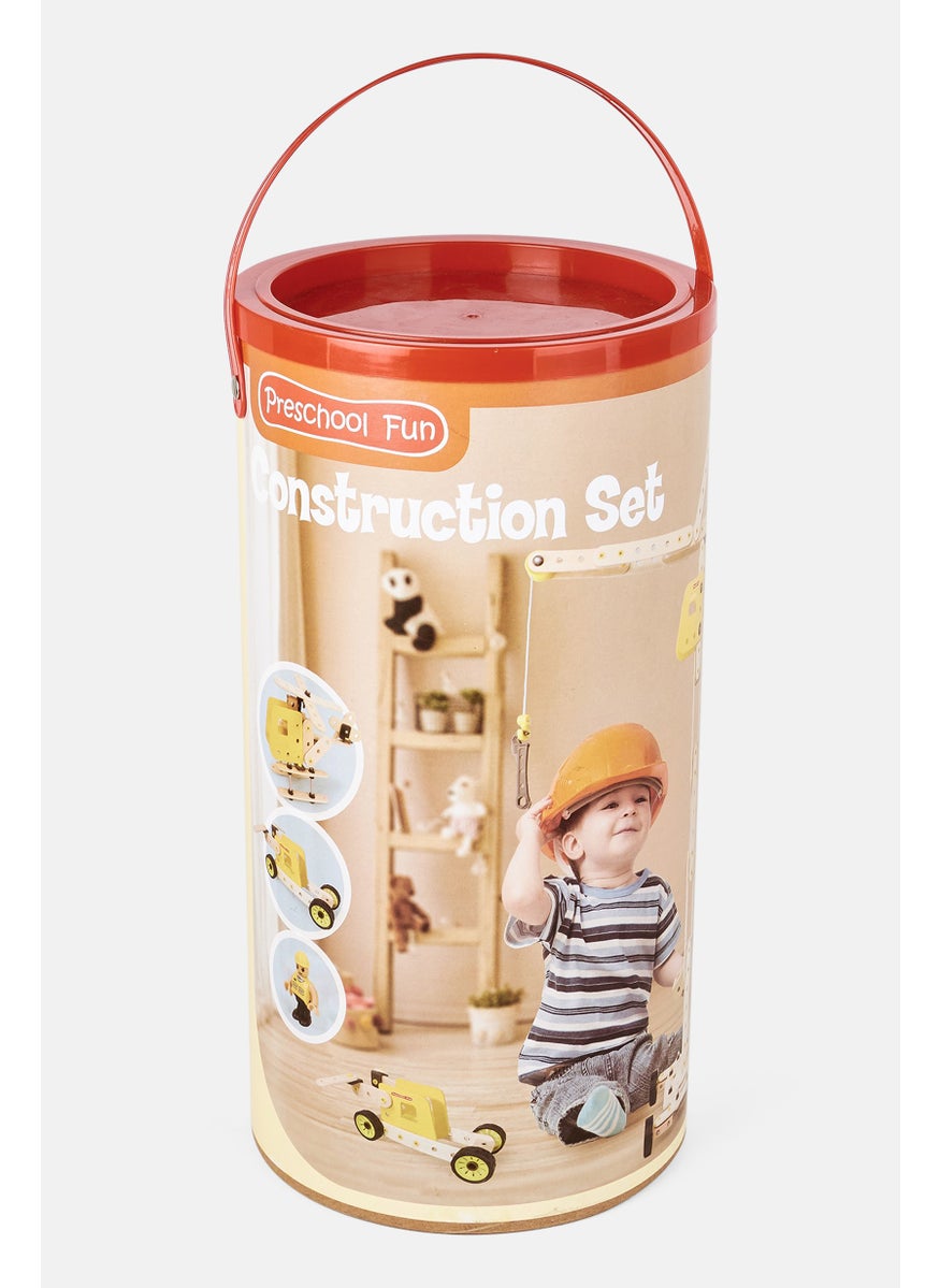 212 Pieces Construction Set, Yellow