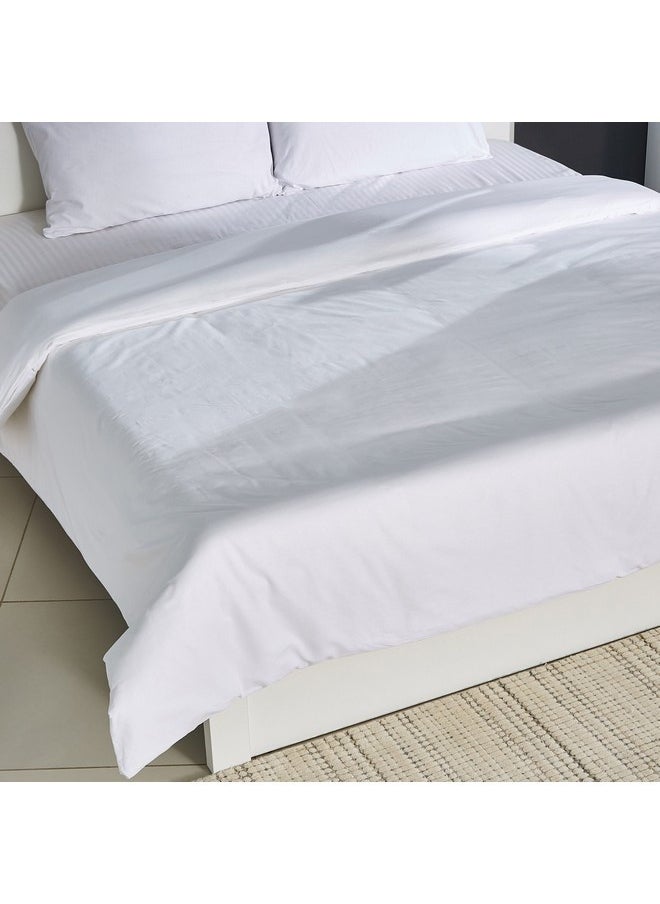 Ballina 3-Pieces Solid Cotton Queen and King Duvet Cover Set 220 x 220 cm