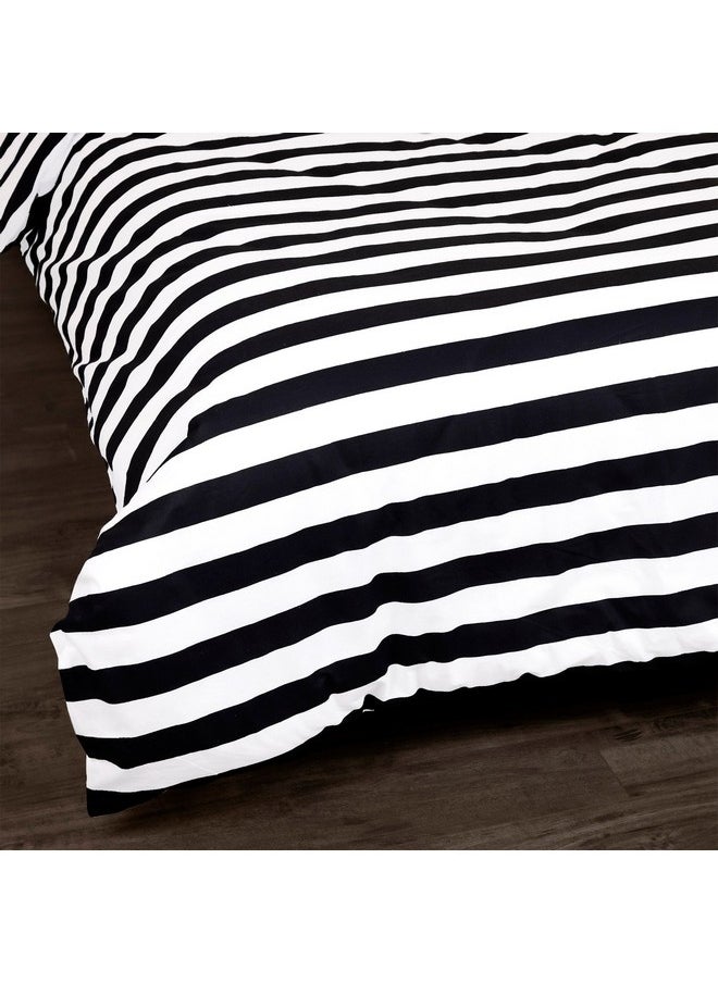 Malta 2-Pieces Stripe Printed Cotton Single Duvet Cover Set 200 x 135 cm