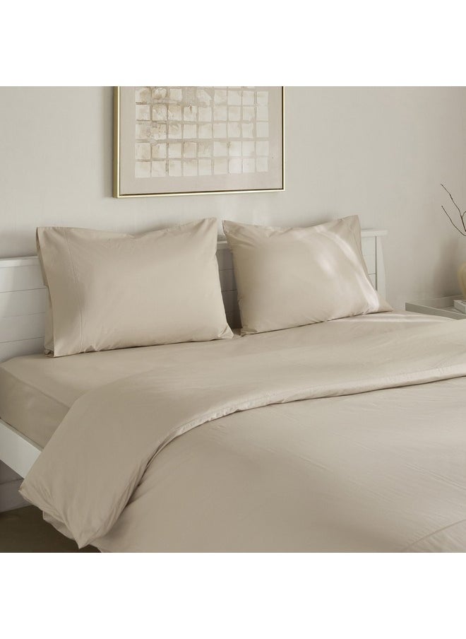 Purely Percale 3-Pieces Super King Duvet Cover Set 240 x 220 cm