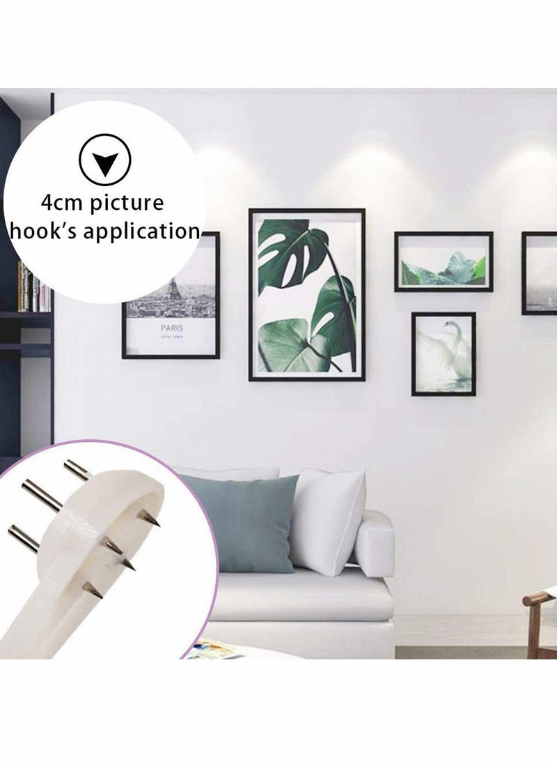 Picture Hangers for Hardwall Concrete Wall Hanging Photo Frames Drywall Hook Art Painting Display Hangers Clock Wedding Photos Hanging Hardware Kit for Home Office