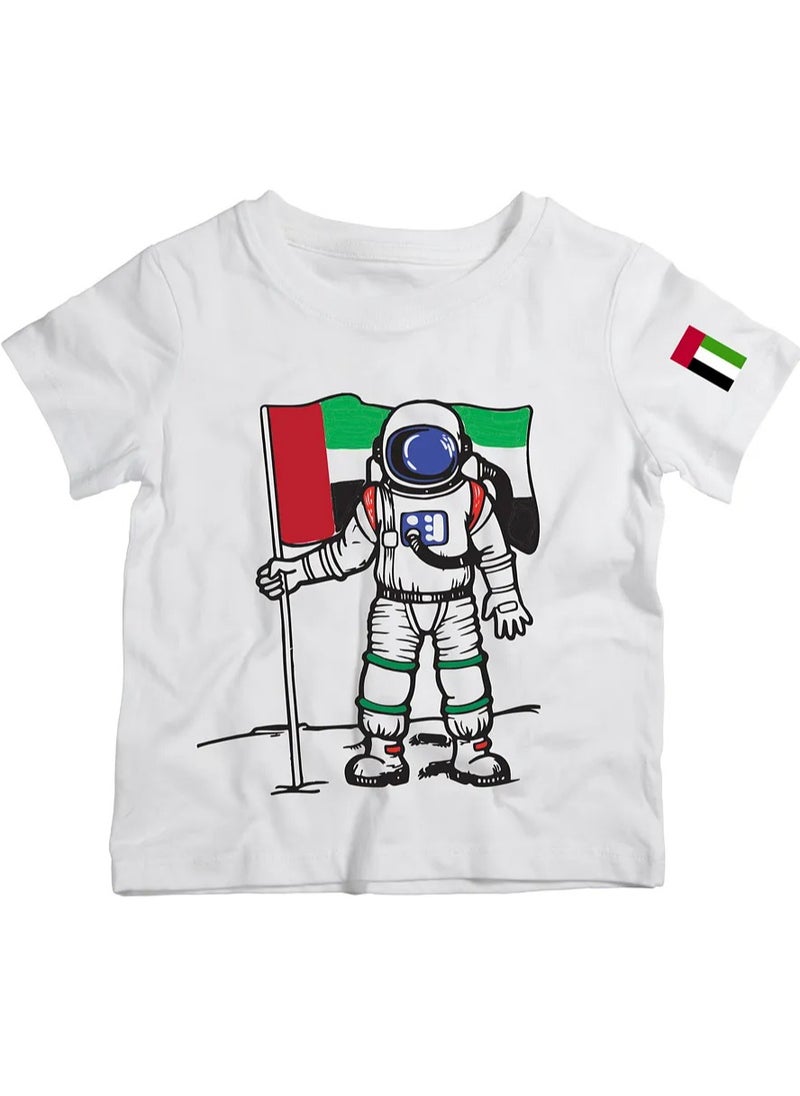 Twinkle Hands UAE Space Astronaut T-Shirt - White