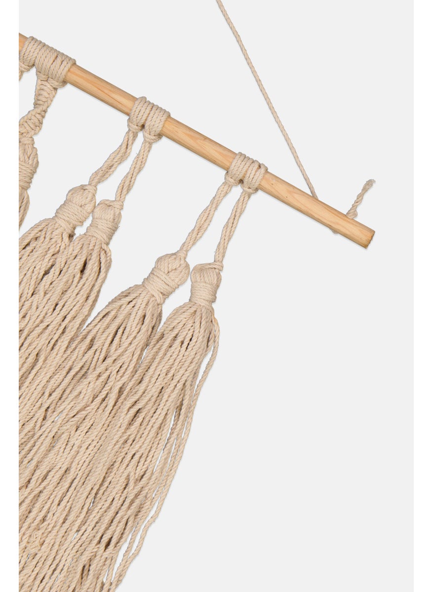 Fringe Macrame Wall Decor, Cream